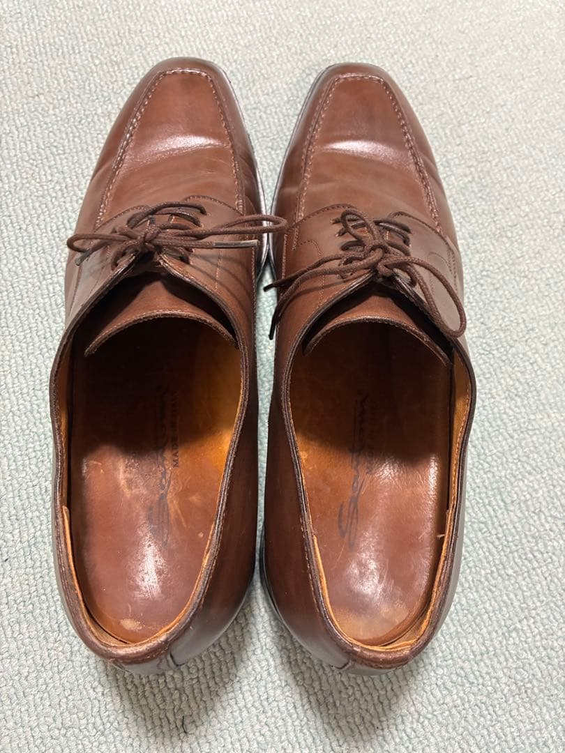 Santoniサントーニ レザー ドレスシューズ