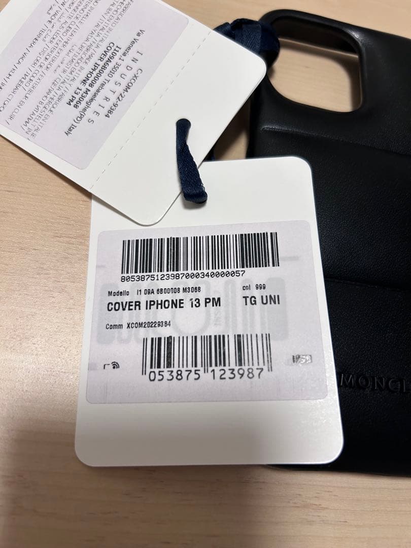 【新品未使用】モンクレール スマホケース iPhone13 Pro MAX