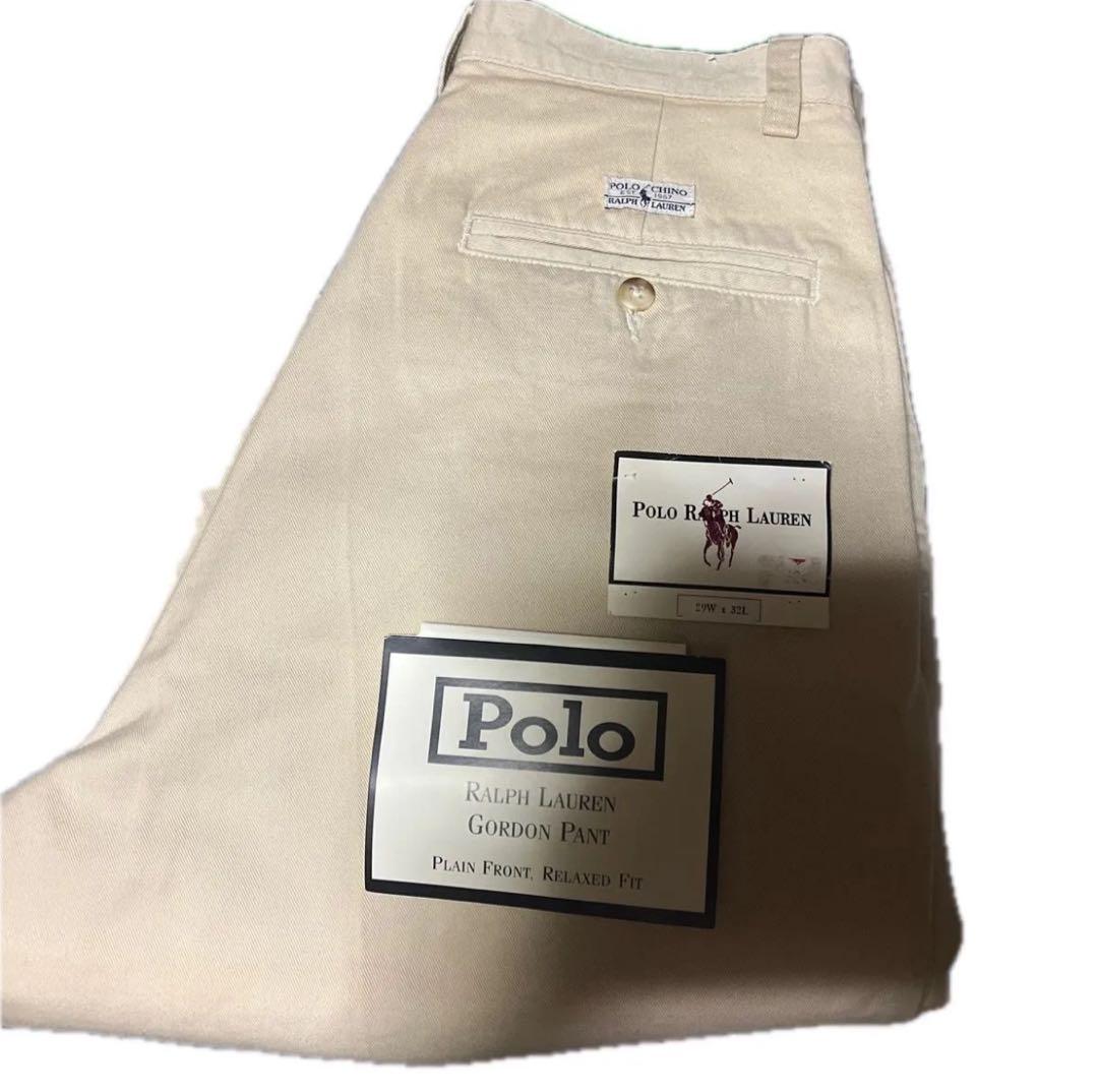90s USA製ラルフローレン　チノパン　ポロチノ　29 美品