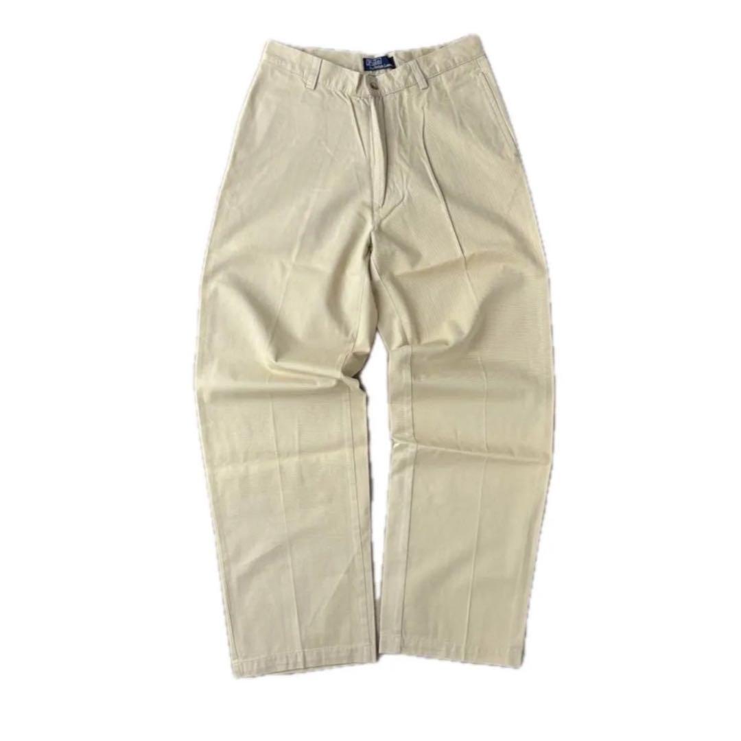 90s USA製ラルフローレン　チノパン　ポロチノ　29 美品