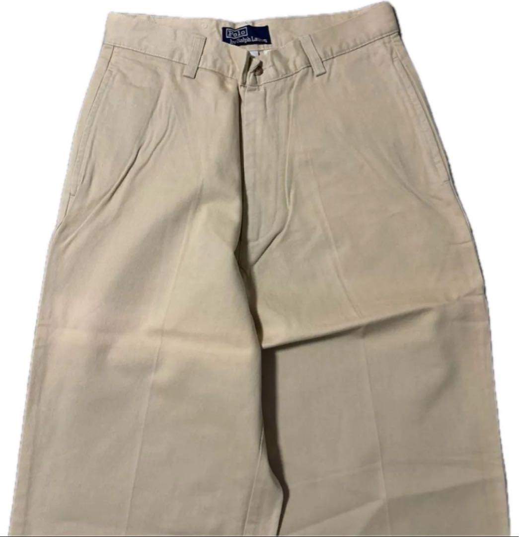 90s USA製ラルフローレン　チノパン　ポロチノ　29 美品