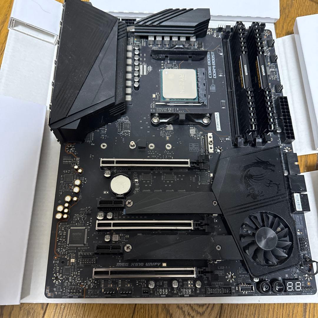 AMD Ryzen 9 5950X CPU とx590unity メモリ32ｇｂ