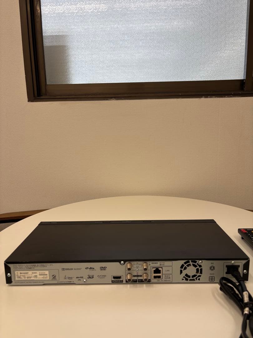 SHARP ブルーレイディスクレコーダー BD-NS520 2018年製