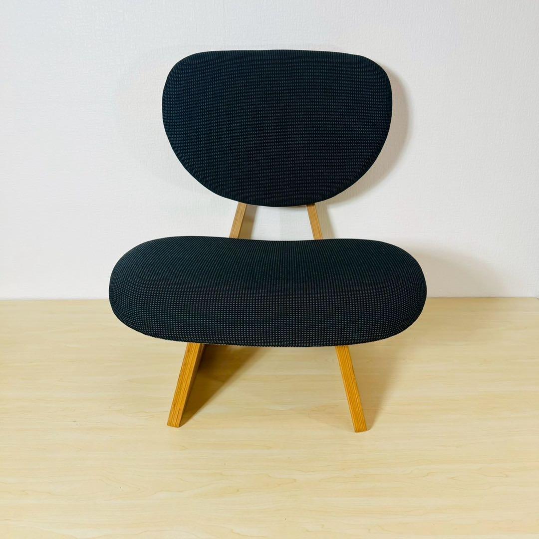 天童木工　TENDO　低座椅子　ブラック