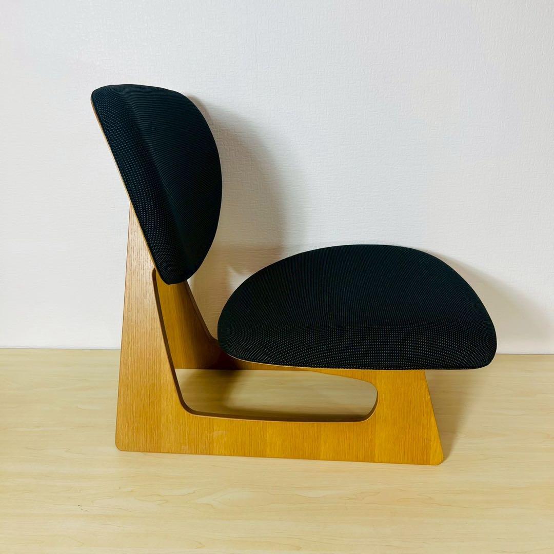 天童木工　TENDO　低座椅子　ブラック