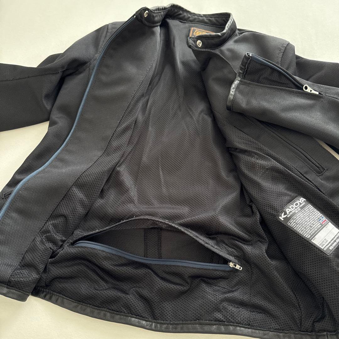 KADOYA メッシュシングルライダース