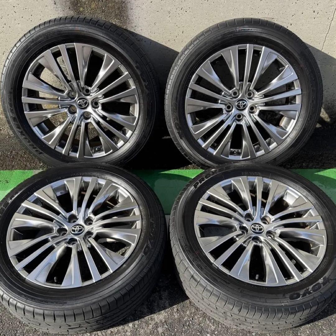 TOYOTA HARRIER Zグレード 純正19インチ タイヤホイールセット