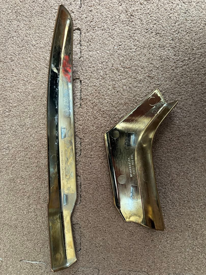 30ヴェルファイア　モデリスタ　ミラーガーニッシュ　ゴールド