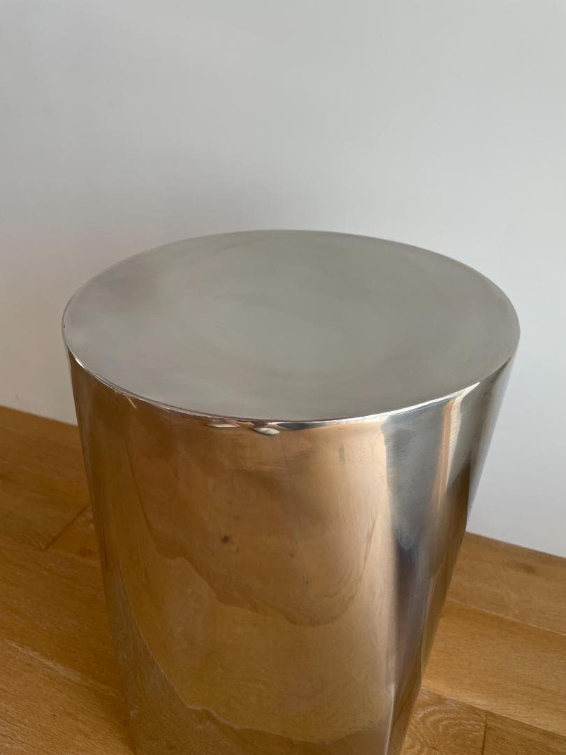 ステンレススチール サイドテーブル / zara 