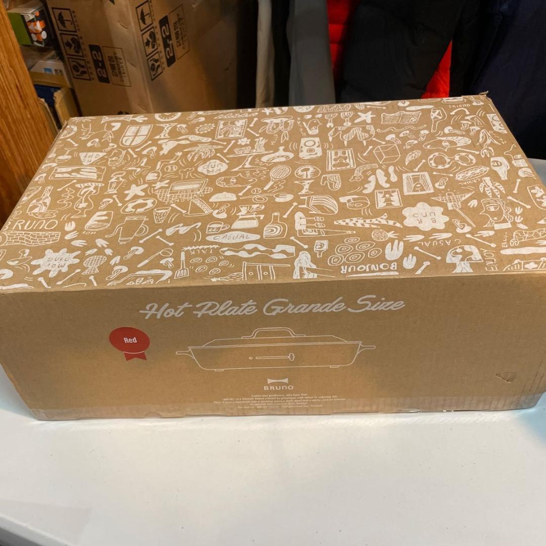 BRUNO ホットプレートグランデサイズ BOE026-RD BOE026-RD