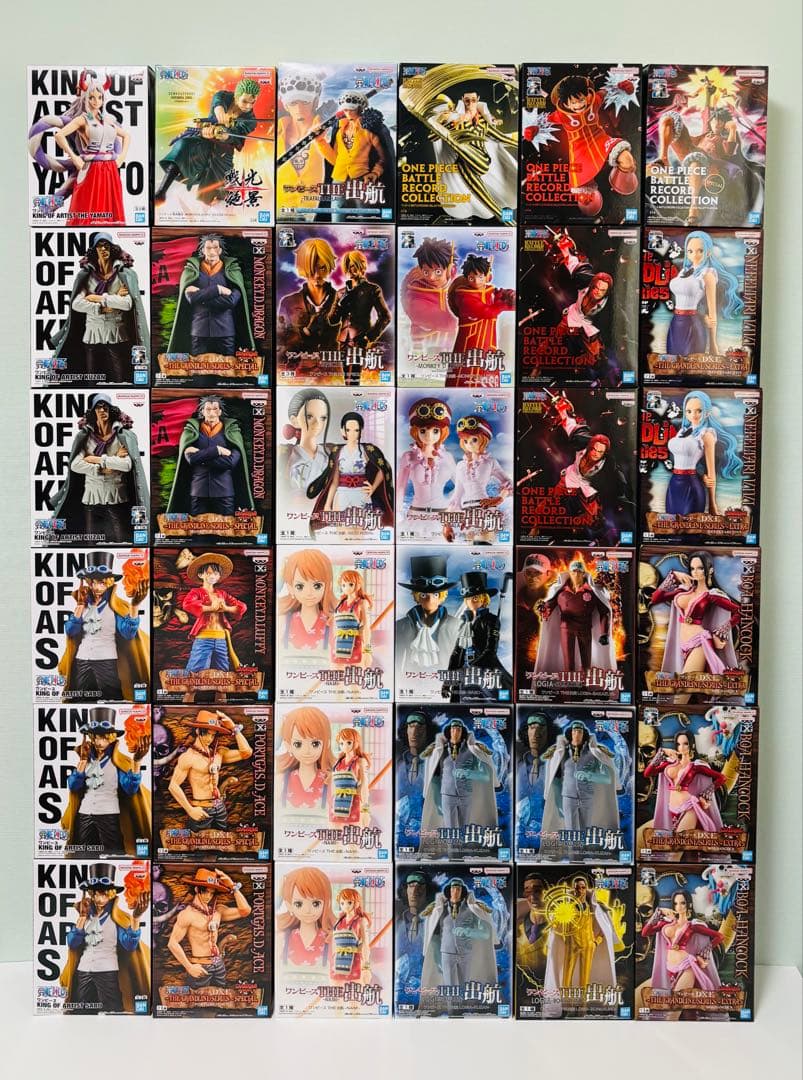 ワンピース フィギュア バトルレコード・出航・DXF・KOA 三大将 36個