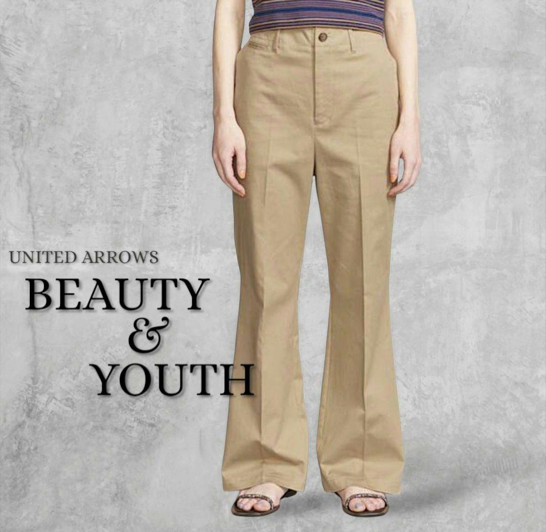 Beauty&Youth UNITED ARROWS コットンチノフレアパンツ
