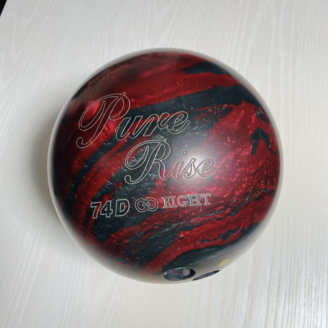【ボウリングボール】ピュアラインナノデス74Dエイトパール 15P 両手投げ
