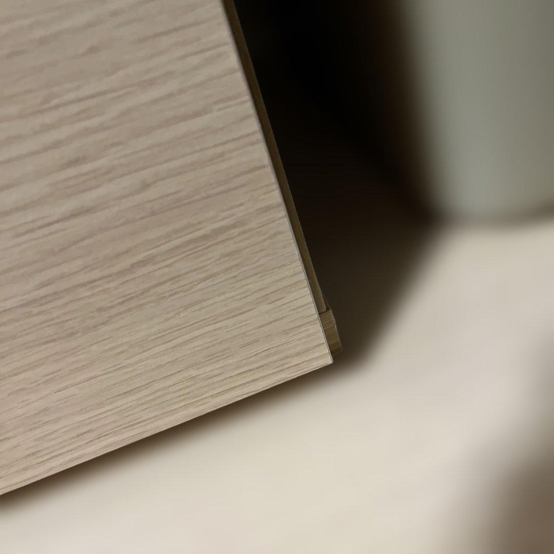 【ニトリ】ローチェスト エレアK 3段 ライトブラウン 幅80