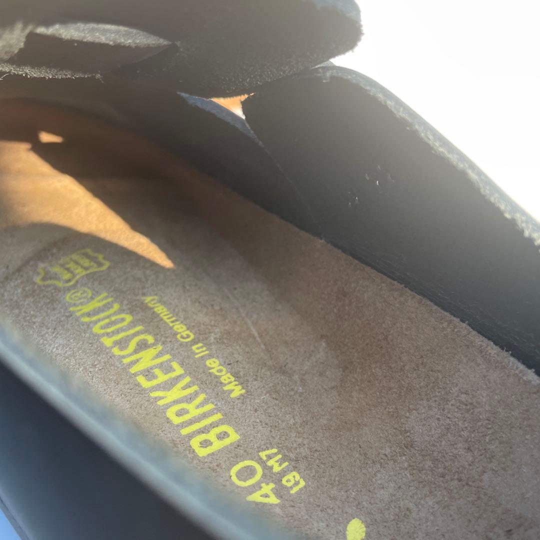 新品未使用　ビルケンシュトック　ロンドン40 黒　066193 約26cm　本革