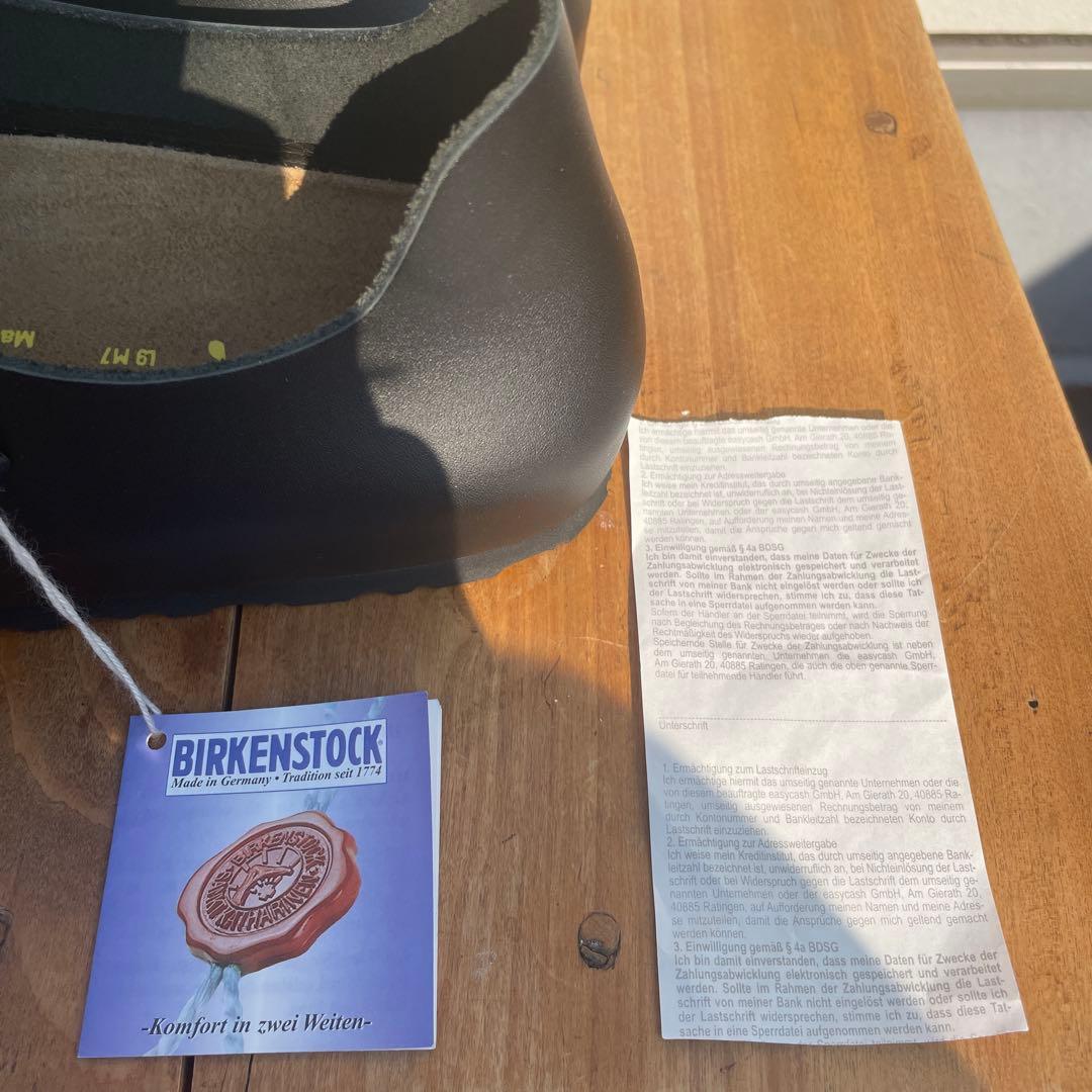 新品未使用　ビルケンシュトック　ロンドン40 黒　066193 約26cm　本革