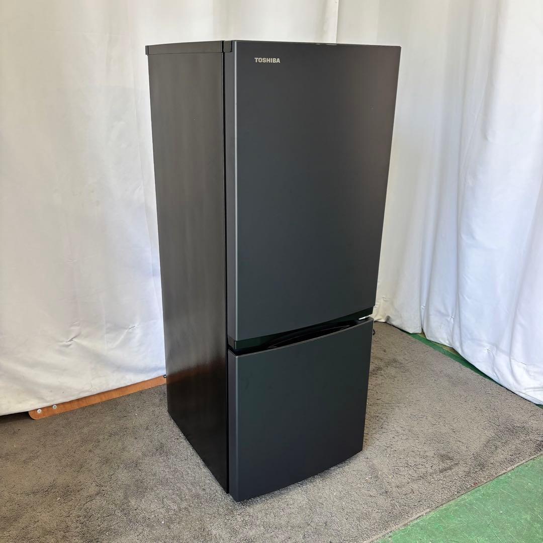 ★595　冷蔵庫　未使用　展示品　東芝　安い　黒　一人暮らし　綺麗　設置無料‼️