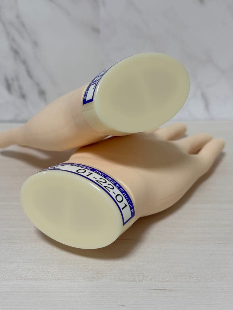 ネイリスト技能検定試験用 JNEC認定モデルハンド（骨折なし）