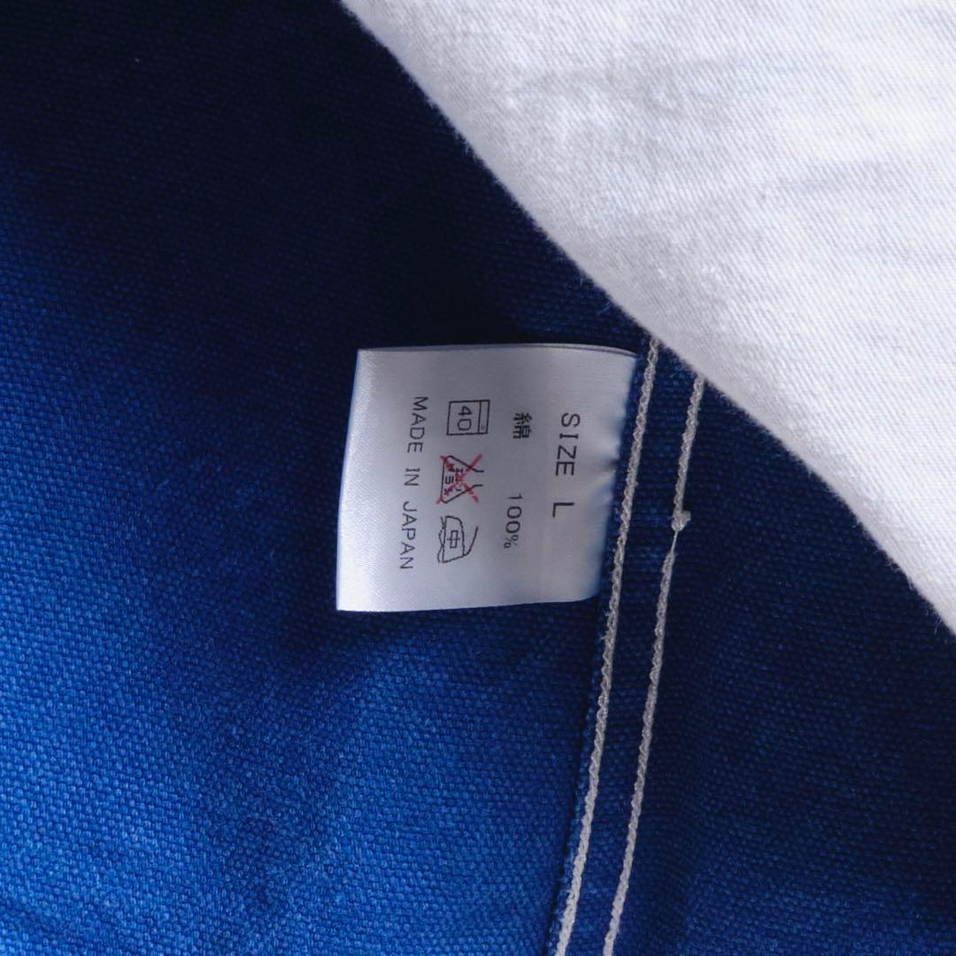 KOJIMA GENES 児島ジーンズ カバーオール ストライプ サイズL