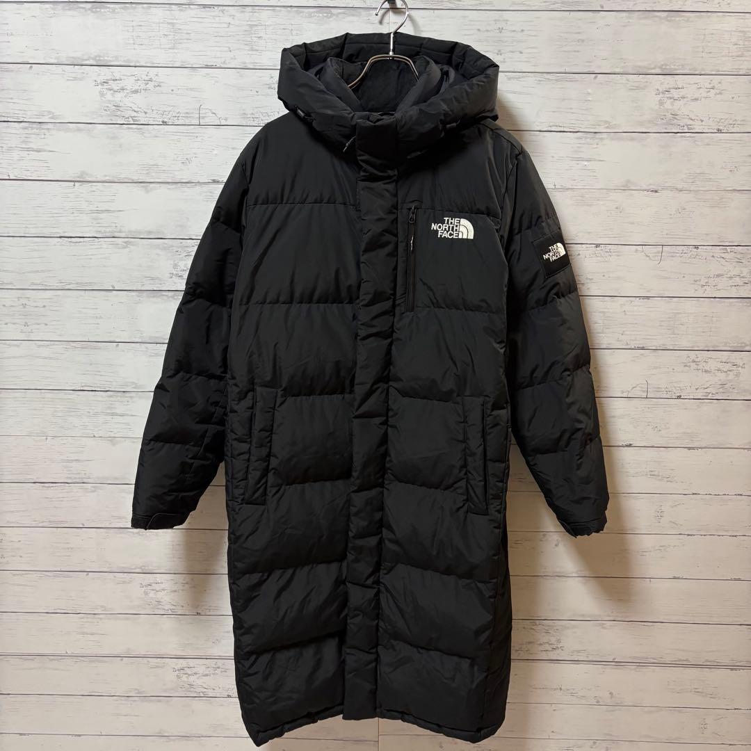 THE NORTH FACE ブラックロングダウンジャケット M ベンチコート