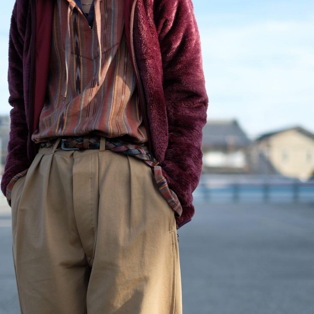 AUBERGE CC BAGS オーベルジュ　チノパン　茶綿