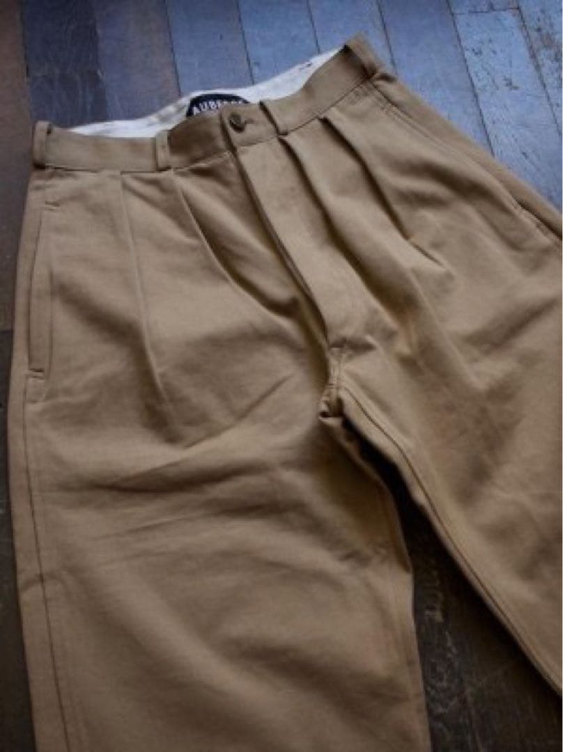 AUBERGE CC BAGS オーベルジュ　チノパン　茶綿