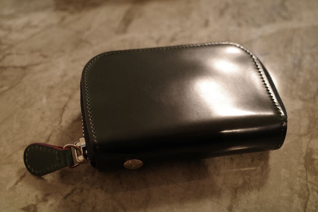 ガンゾ GANZO コードバンR.C ラウンドファスナーキーケース