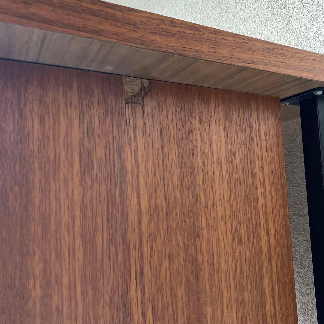 送料込み ジャパニーズモダン チーク 高さ調整式 デスク 机