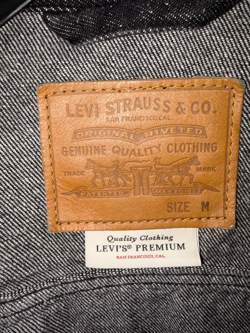 BIOTOP Levi's 2nd ブラックデニムジャケット size M