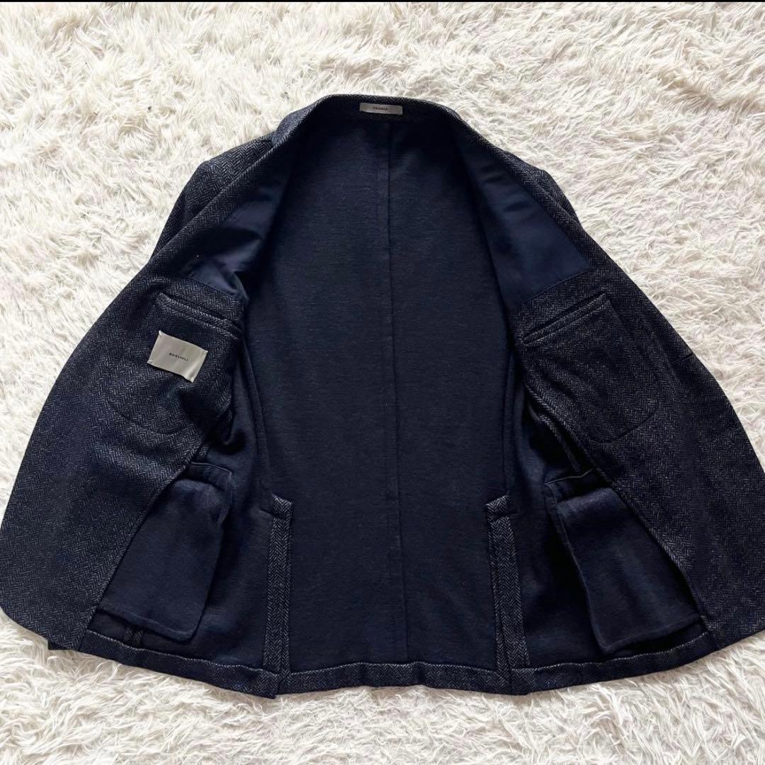 交渉可　美品 BOGLIOLI ネイビー ウール ジャケット サイズ48
