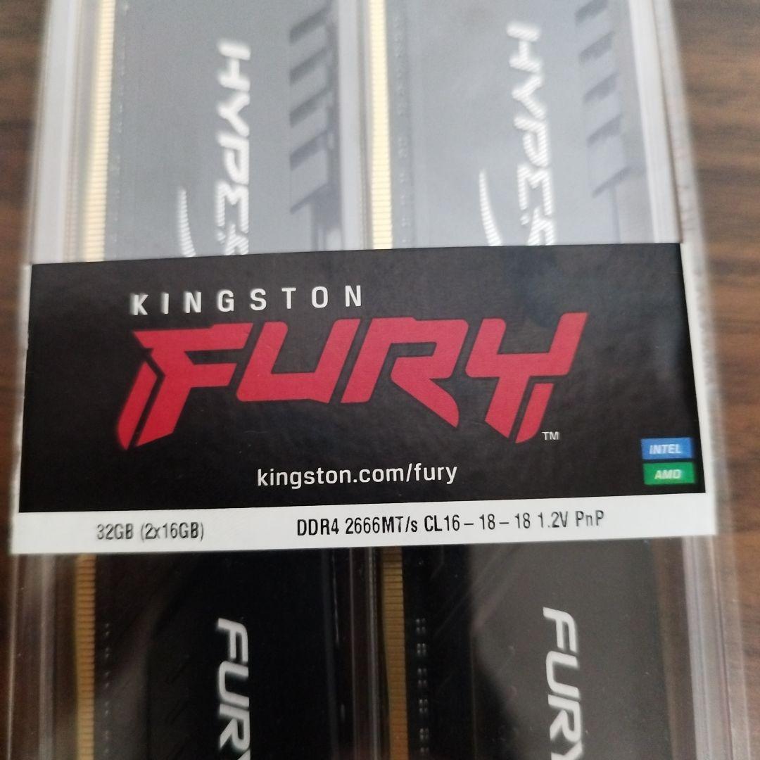 KINGSTON FURY 32GB(16GB×2) DDR4 2666MT/s