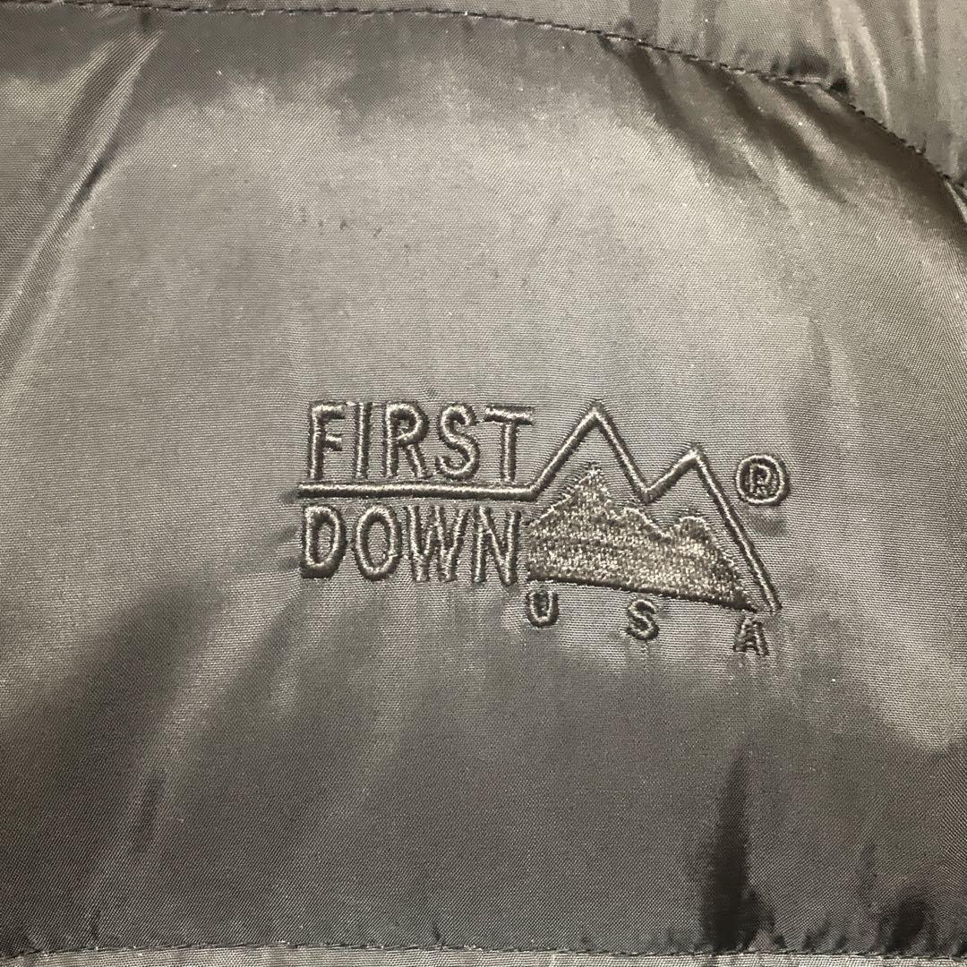 【美品】ファーストダウン ダウンジャケット 黒 Lサイズ 即日発送 ダウン90%