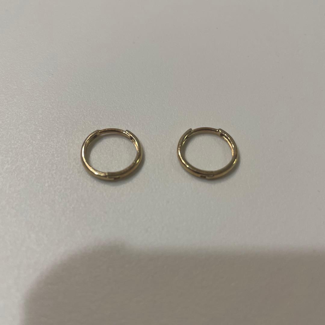 アバランチ　ゴールドフープピアス