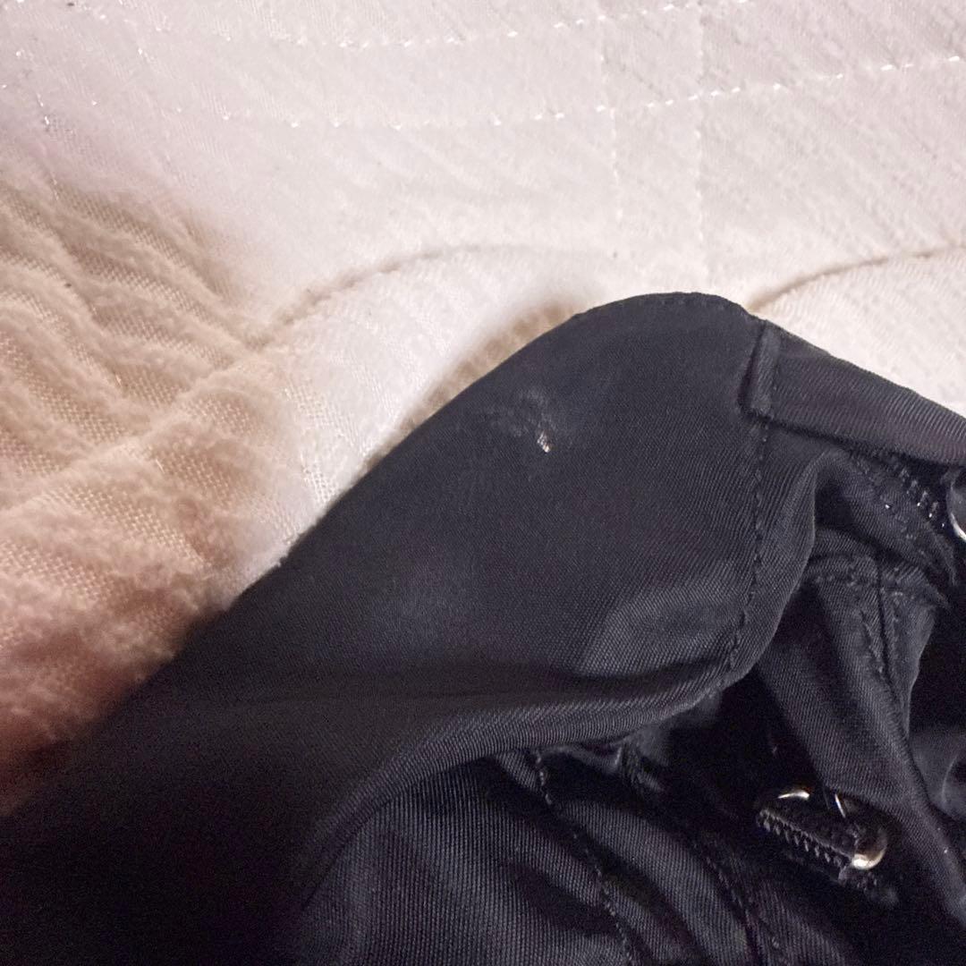 最終価格！PRADA ブラック ナイロン ウエストバッグ