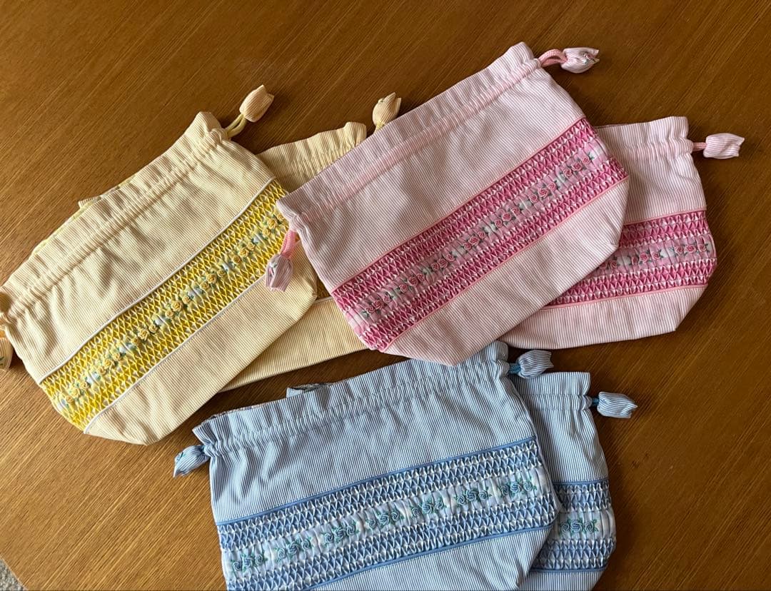 【エマニュエル】お弁当袋　コップ袋　ランチョンマット　カトラリーケース