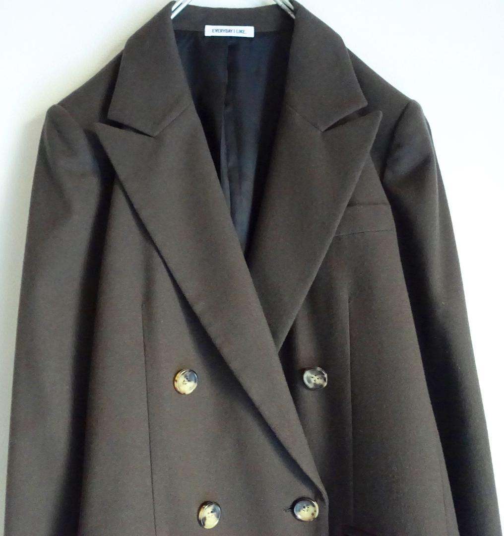 ドゥーズィエムクラス☆EVERYDAY I LIKEダブルジャケット38ブラウン
