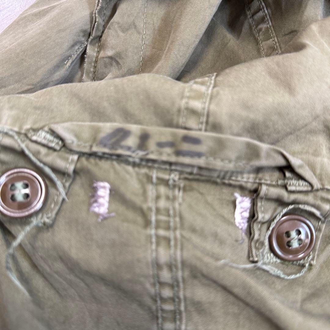 【大戦級アジ】50s US ARMY M-51 モッズコート ボロ加工