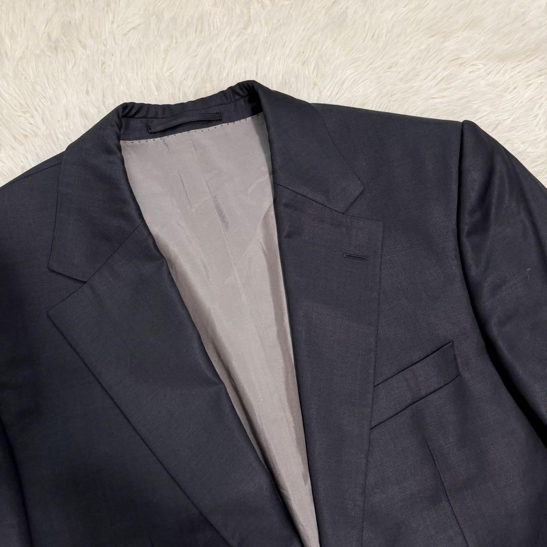 XLサイズ相当 ヒューゴボス　スーツ　セットアップ　光沢　ウール　50サイズ