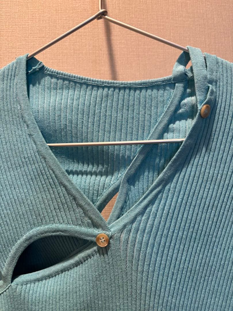 jacquemus ジャックムス　リブニット　カットソー　水色