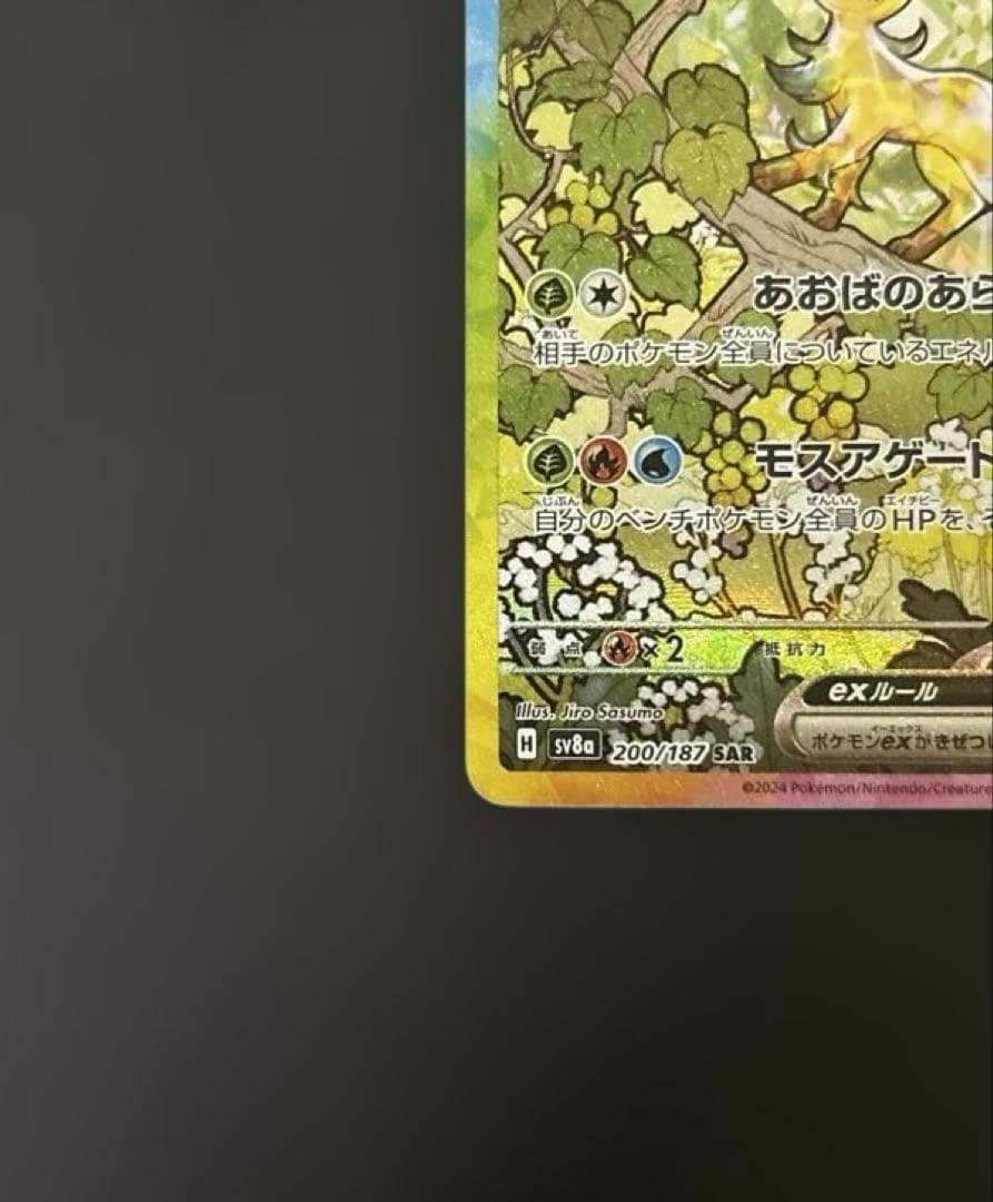 テラスタルフェスex サンダース　リーフィア　sar