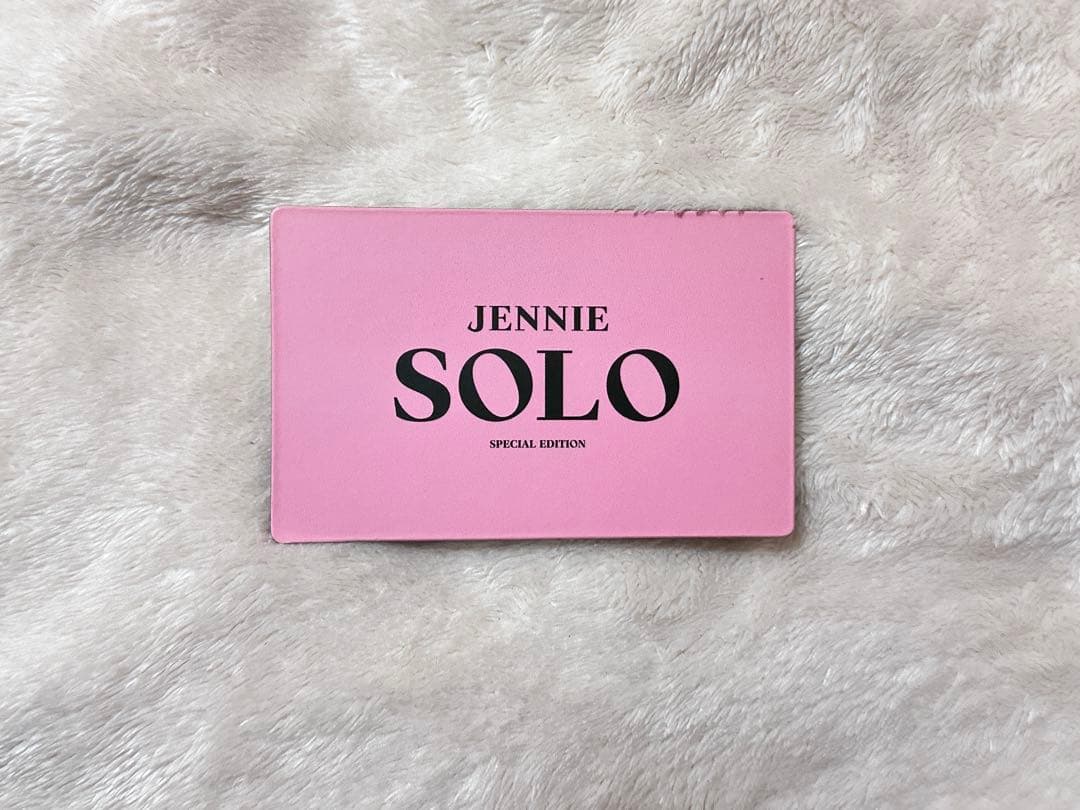 BLACKPINK jennie ジェニ SOLO トレカ レンチキュラー
