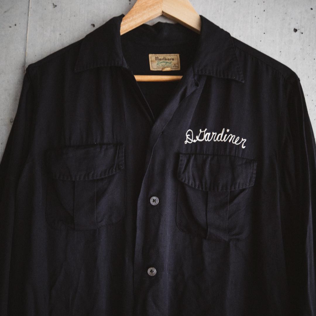 ウェア・シャツ 50's Malbolo Bowling Rayon Shirt