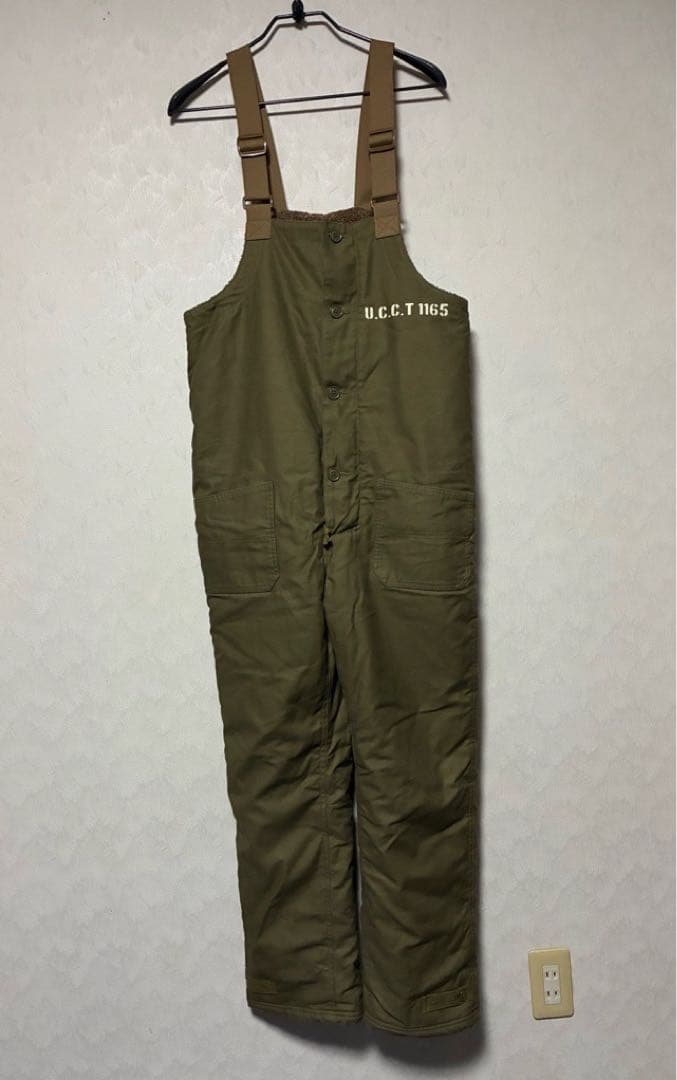 UNCROWD アンクラウド オーバーオール 防寒 秋冬 オリーブ Mサイズ