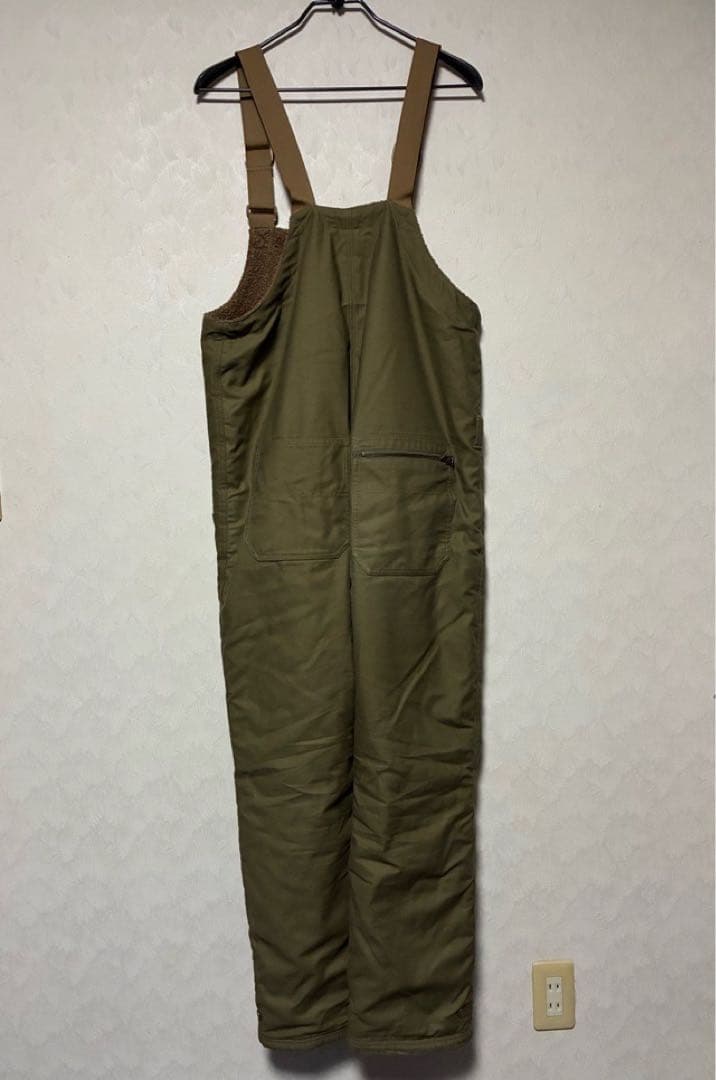 UNCROWD アンクラウド オーバーオール 防寒 秋冬 オリーブ Mサイズ