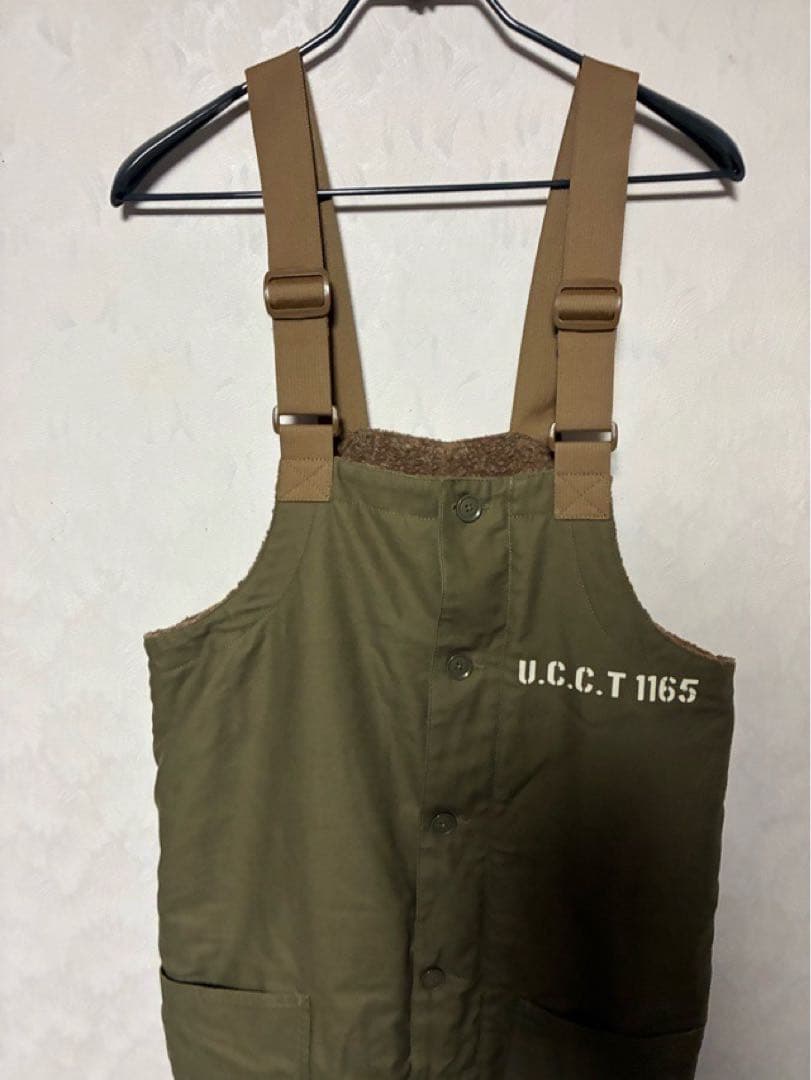 UNCROWD アンクラウド オーバーオール 防寒 秋冬 オリーブ Mサイズ