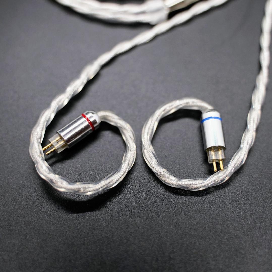 【1点のみ】7N粒子単結晶銅銀メッキ リッツ構造 CIEM 2Pin 3.5mm