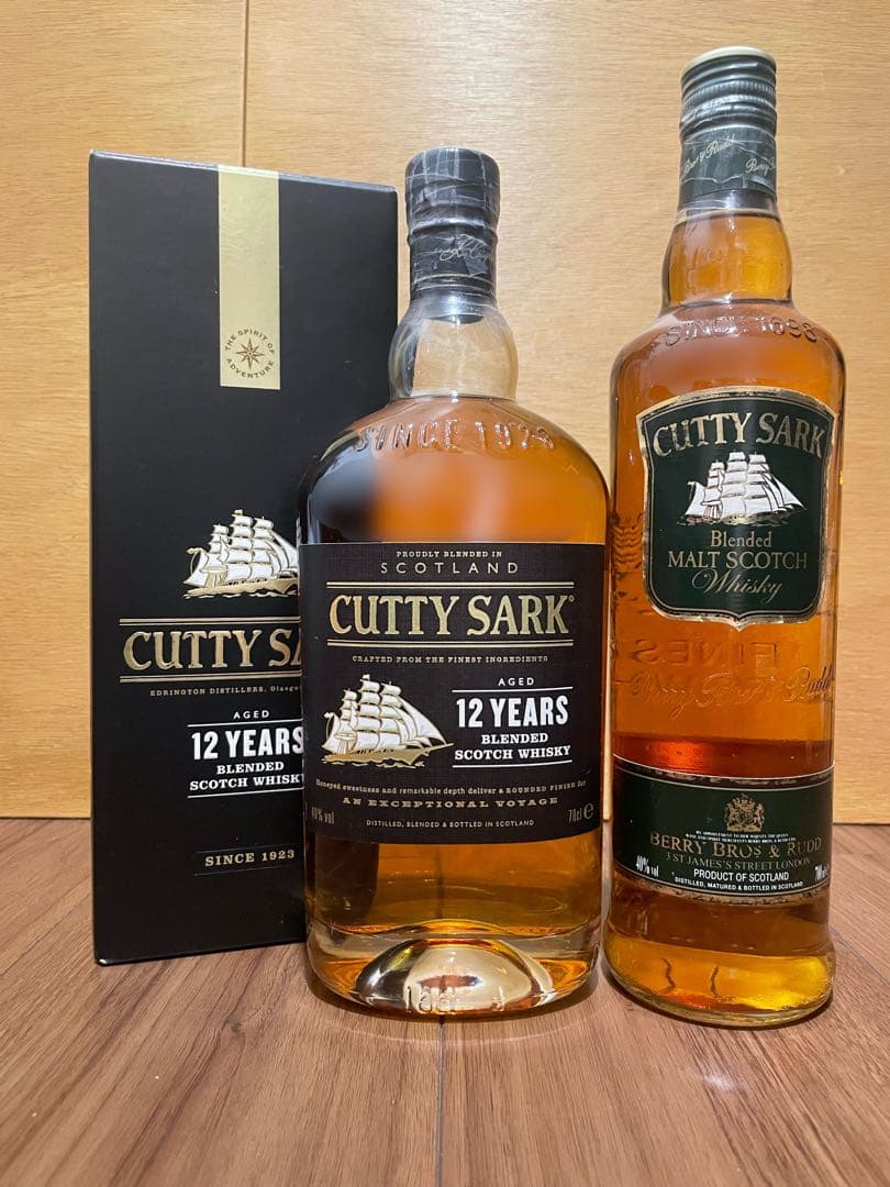 カティサーク 12年 、モルト　ブレンデッド、ブレンデッドモルト　2本セット