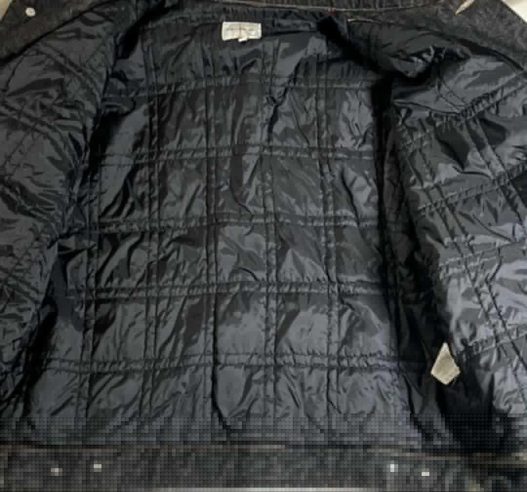 90’sイタリア製　カルバンクライン ブラックデニム　デニムジャケット　L