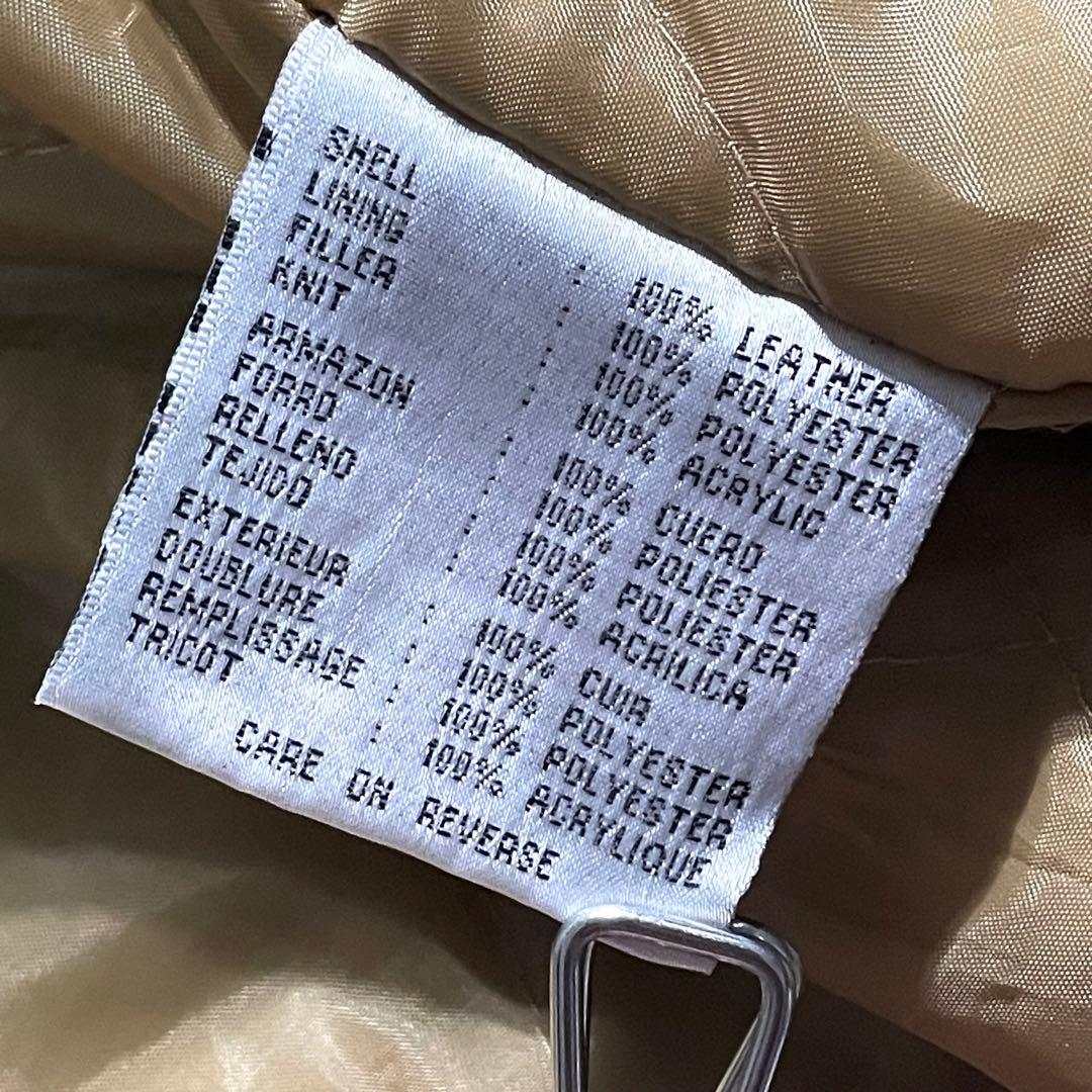 専用G-Ⅲ　NFL　ロサンゼルス・ラムズ　オールレザースタジャン　スウェードXL