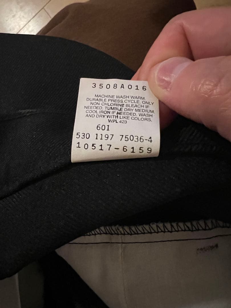 90s リーバイス スタプレ デッドストック 未使用品 黒 517 ブラック